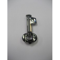 Silver Night Key Pendant 30x15mm